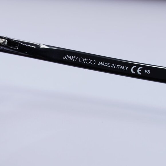 Jimmy Choo JC237 0807 00 Cat Eye 49mm Eyeglasses - Black with Glitter - Picture 9 of 10